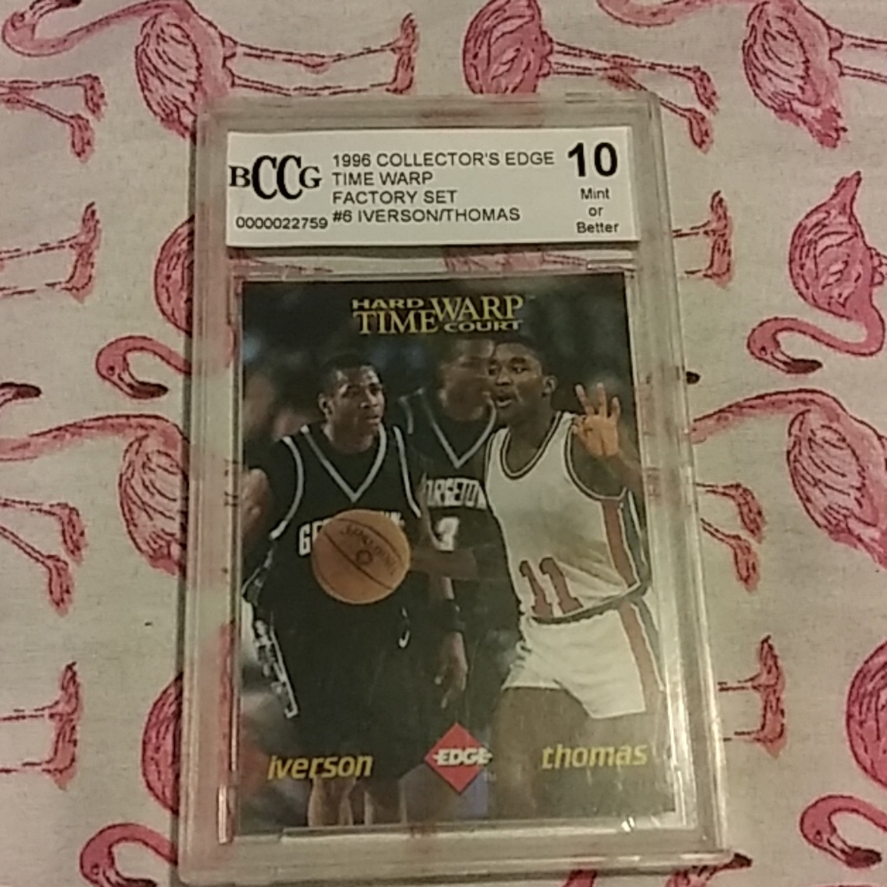 Iverson thomas card graded 10